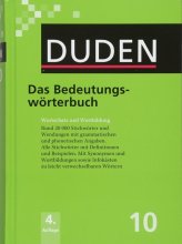 کتاب Duden das bedeutungs-wörterbuch band 10